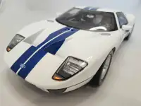 Ford GT Concept White Gigantic 15" Long 1:12 Diecast Rare 73001