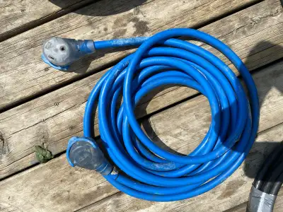 25’ and 50’ extensions to plug in your motor home, 5th wheel, or trailer .