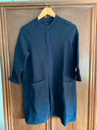 Women’s COS Blue Sweater Textured Size S/XS