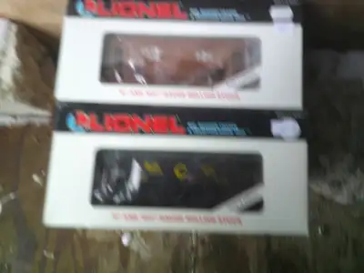 lionel ore cars for sale, new in boxes, 20 available, $15 each, various road names, 905 836-9656, DO...