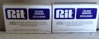 2 PACKAGES OF "RIT" COLOUR REMOVER, View more