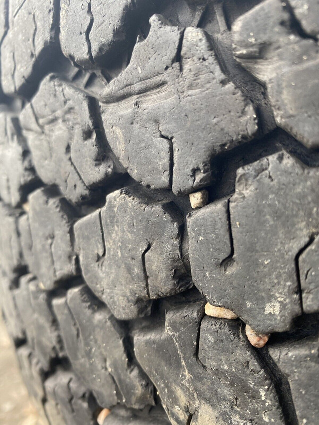 four Goodyear Wrangler Kevlar 245/70R17 tires in Tires & Rims in Penticton - Image 2