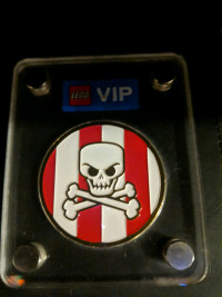 New Lego VIP 5006471 Free Delivery Pirates logo collectable coin