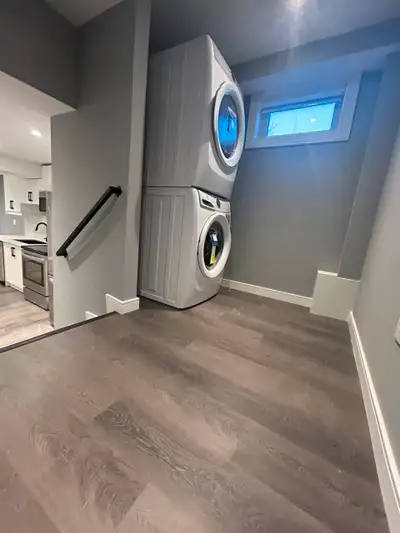 Modern 1BR Basement – Furnished, Private, All New
