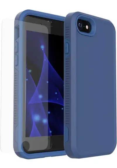 iPhone 8 case & screen protection (only fits 7/8/SE 2020), View more