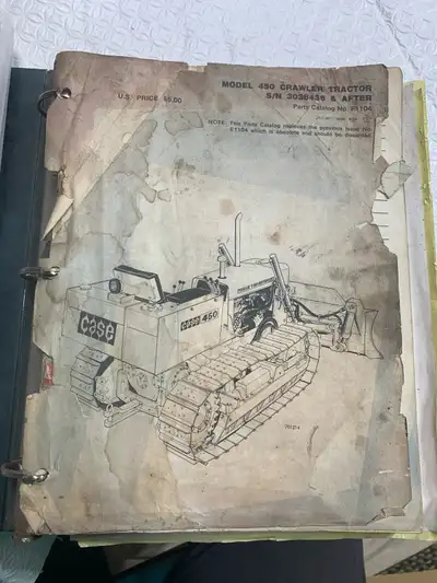 450 Crawler Parts Catalogue, View more