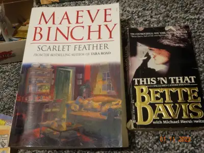 Fiction book Scarlett Letter , softcover by Maeve Binchy. Lovely clean condition . even edges book g...