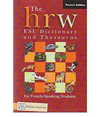 The hrw ESL Dictionary and Thesaurus 