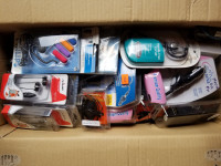 LOT Older Cell Phone Accessories Cases Car Wall Charger Wireless