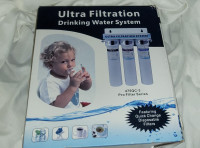 Ultra filtration pro 3 stage water filter