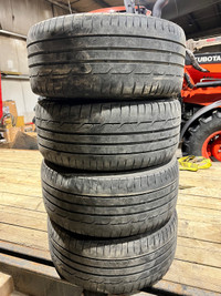 245/40R18 Dunlop summer tires 