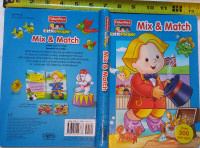 Fisher Price Little People Mix and Match Spiral Book