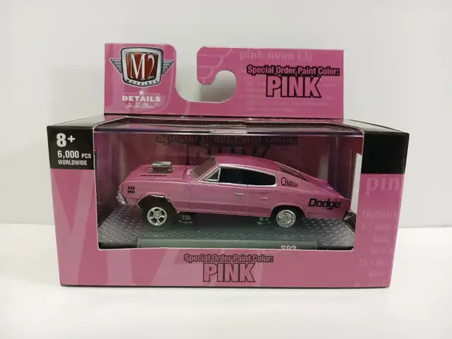 1966 Dodge Charger Gasser. 2020 M2 Machines Pink Series 6000 pcs