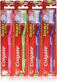 Colgate Double Action Toothbrush - Medium (Pack of 12)-CAN-B0085