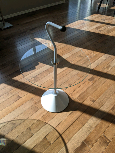 Excellent Condition Modern Glass Side table, View more