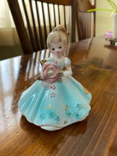 Antique porcelain figurine. Made in Japan.