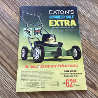Vintage 1968 Eaton’s Winnipeg Summer Sale Extra Catalogue
