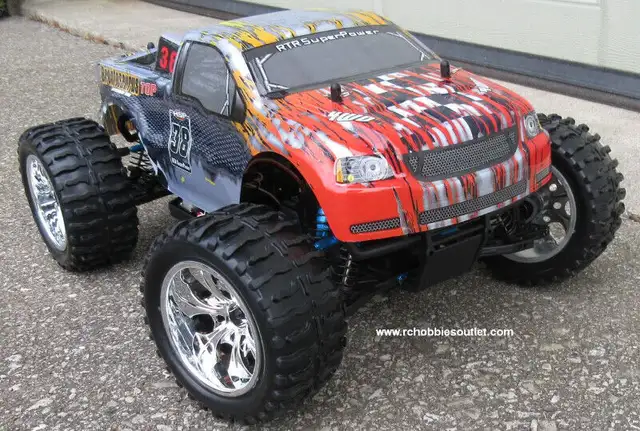 Sale: NEW 1/10 RC TOP2 BRUSHLESS 3S LIPO RC MONSTER TRUCK in Hobbies & Crafts in City of Toronto - Image 4