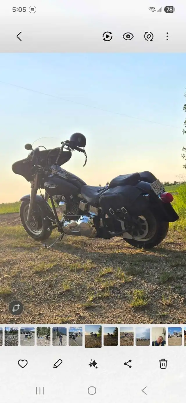 2001 harley fatboy  in Street, Cruisers & Choppers in Edmonton - Image 3