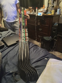 Composite righthand hockey sticks