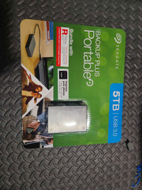 Brand new Seagate portable HDD - 5TB 