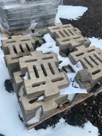 Cement interlocking blocks
