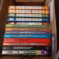 Captain Underpants, Dogman, Diary of a Wimpy Kid
