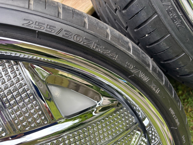 DUB CROWN SPINNERS CHROME WHEELZ in Tires & Rims in Ottawa - Image 3