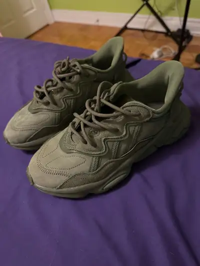 Adidas Ozweego Shoes, Olive Green (US 6 Women’s, US 5 Men), View more