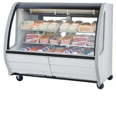 Pro-Kold DDC-60 Curved Glass 56" Refrigerated Deli Case, View more