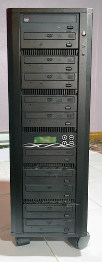 PRIX RÉDUIT DUPLICATEUR 1x10 CD/DVD DUPLICATOR ATHENA Tower/Tour