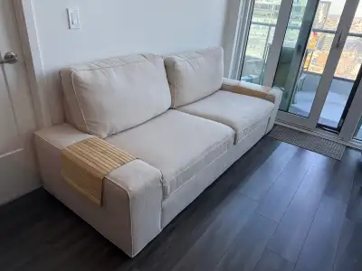 IKEA Sofa Biege colour (Barely used, pet free, assembled), View more