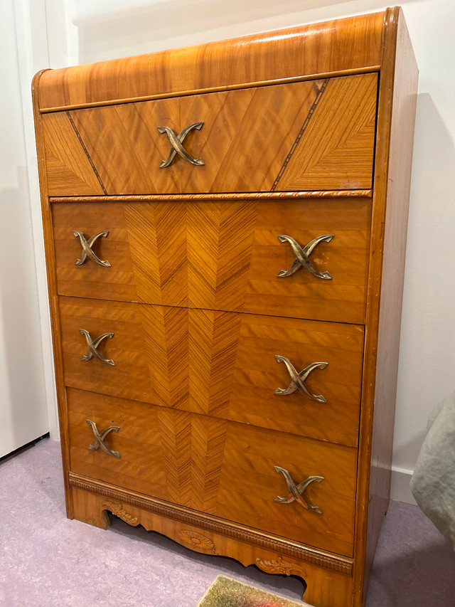 ‘30’s/40’s Retro, Vintage Art Deco Dresser and Chest of Drawers in Dressers & Wardrobes in Edmonton