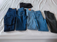 Lots of Girl's skinny jeans pants size 25-26