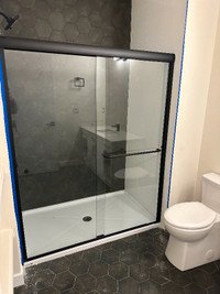 Shower doors and custom glass