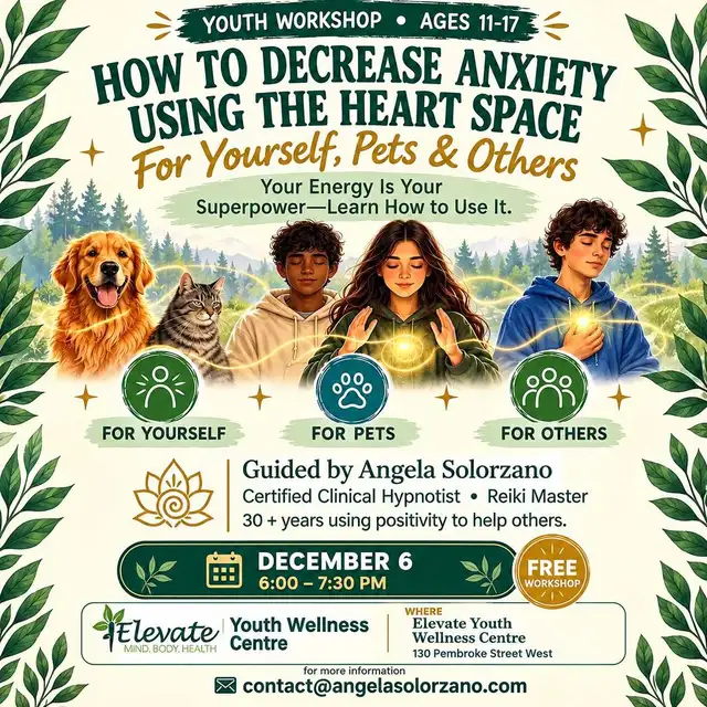 Using the "Heart Space" to lower anxiety ➟ for yourself, your pe