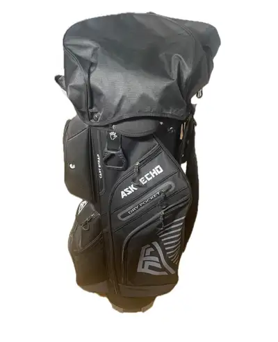 Soundless 14 way divider black with grey golf bag, View more
