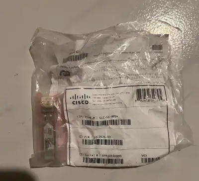 I'm offering a new Cisco GLC-SX-MMD transceiver module, perfect for expanding your network capabilit...