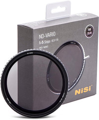 NiSi 55mm 1-5 Stops Variable ND Filter (ND2-ND32) True Color