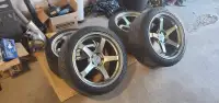 Advan GT Beyond A90 GR Supra Wheels and Tire Set