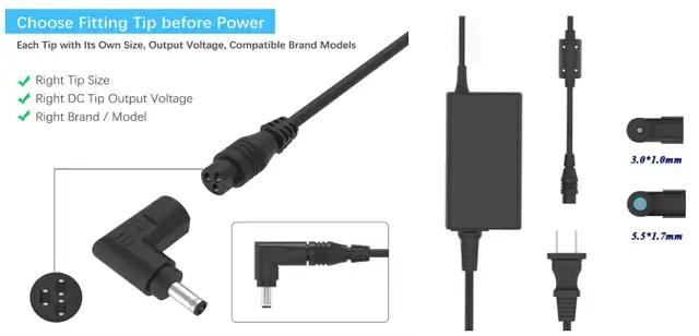 Laptop Charger for Acer Aspire 3 A315 A314 A317, Aspire 5 E15 N1 in Laptop Accessories in City of Toronto - Image 4