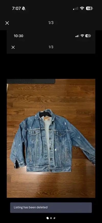 Levi's Denim Jacket m, View more