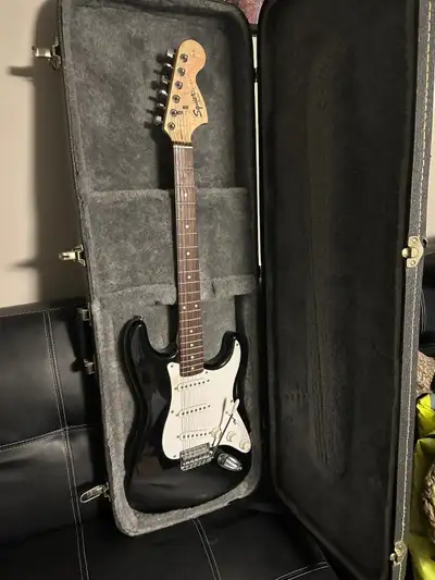 Squier Stratocaster and Hard Case, View more