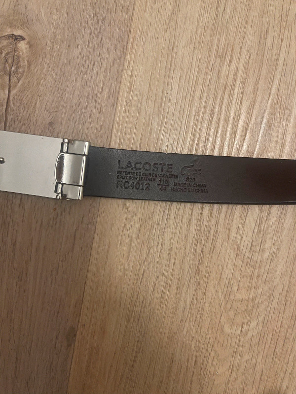 Lacoste Leather Belt in Men's in City of Montréal - Image 4