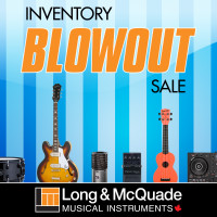It's the annual Inventory Blowout @ Long & McQuade!