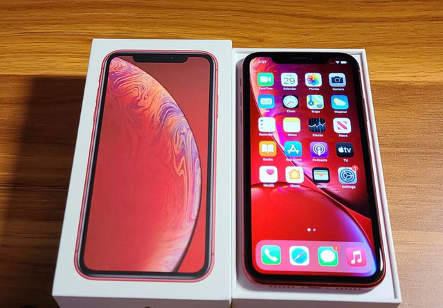 Red iPhone XR 64g in Cell Phones in St. Albert