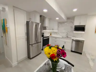 NEWLY CONSTRUCTED LEGAL BASEMENT SUITE 2 Bedrooms, Available September 1, 2025, at Rosewood Secord i...