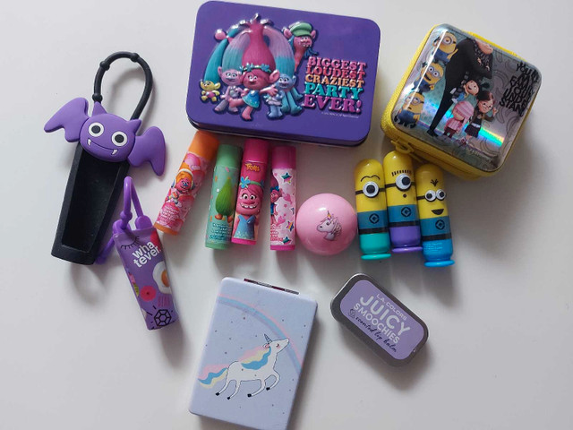 New Lip Balm Set  Trolls, Minions & More! in Health & Special Needs in City of Toronto