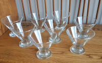 GLASS DESSERT BOWLS (set of  8)
