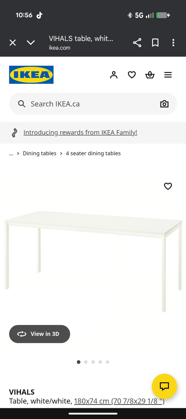 White IKEA table64519990274690120